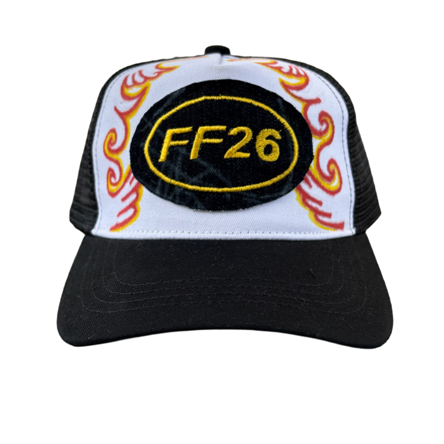 1/1 Hand Stitched Denim Patch Trucker Hat