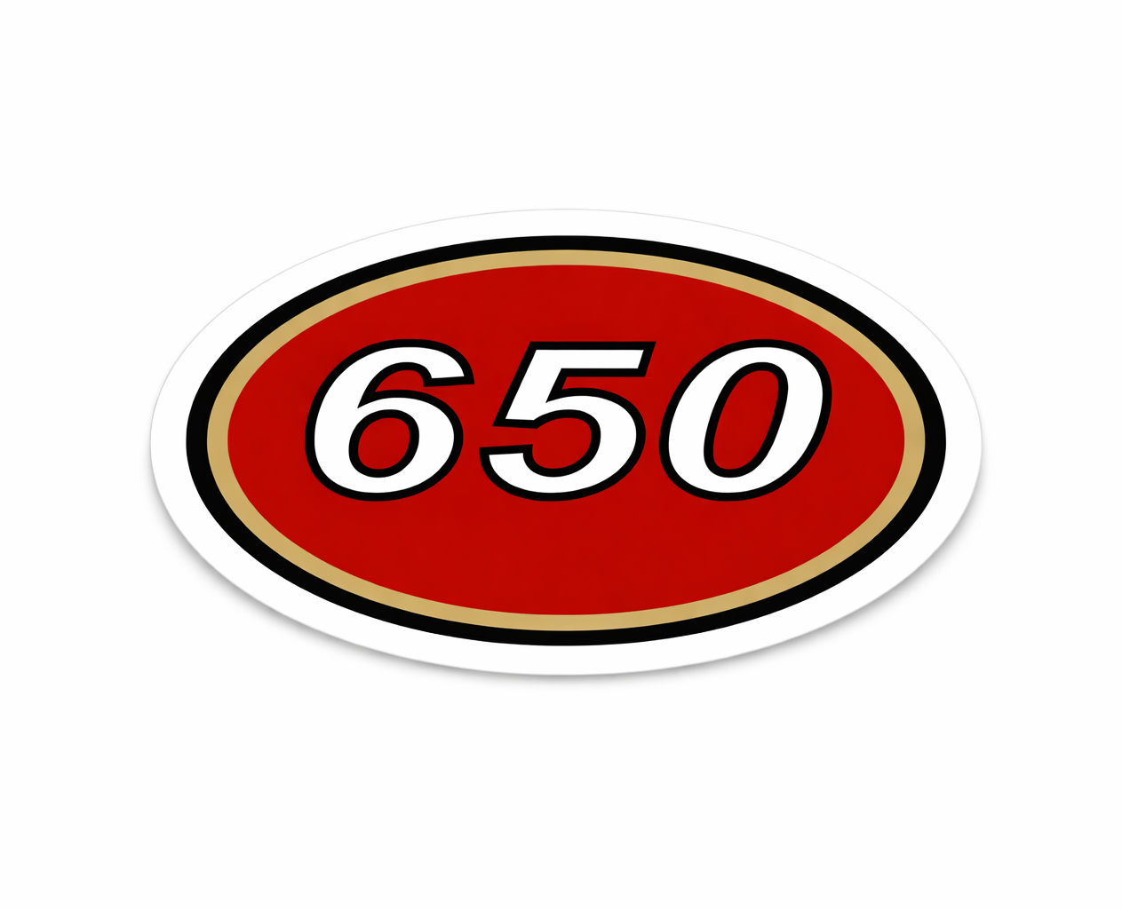 650, Sticker