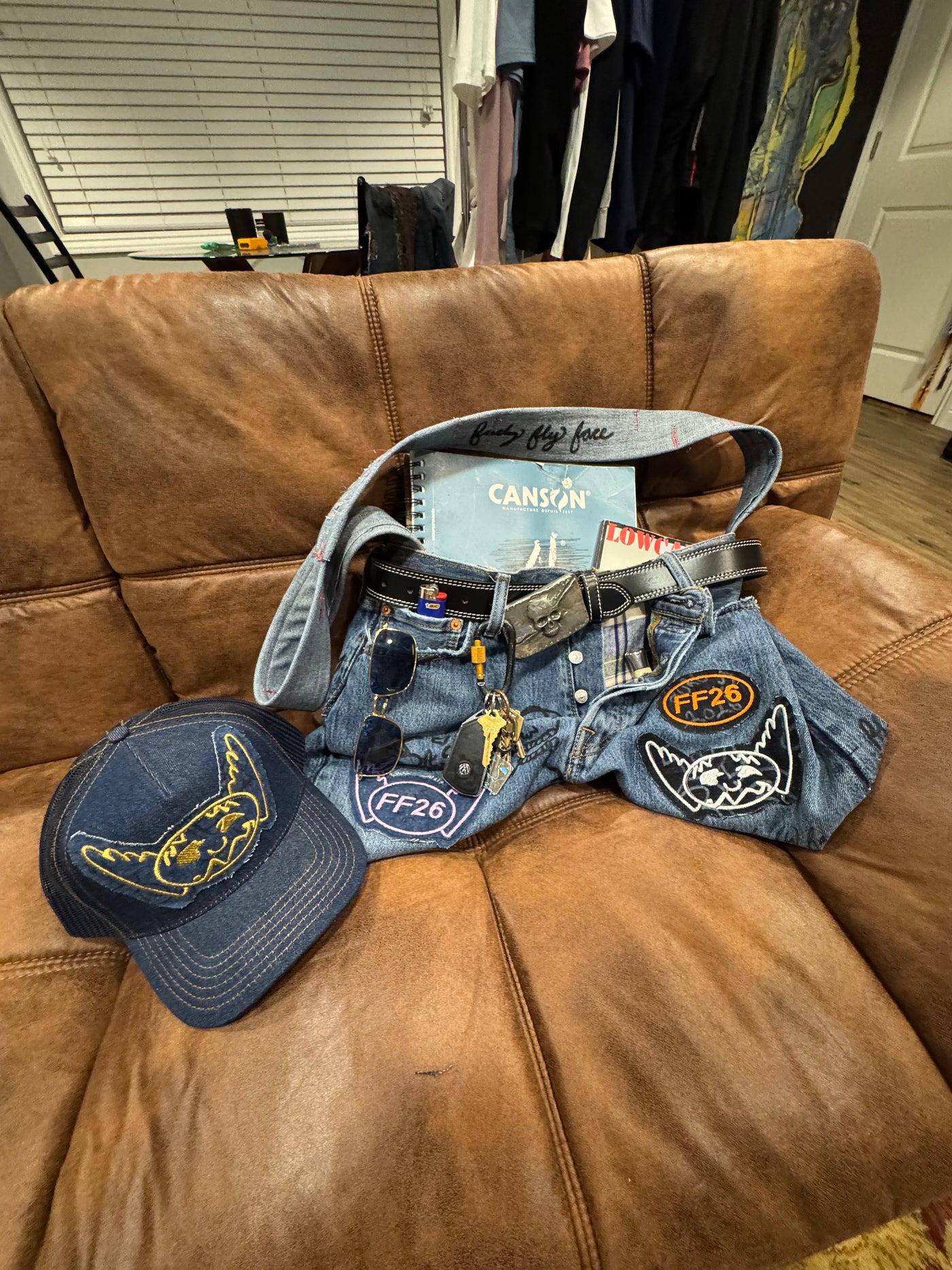 FlyFace 1/1 Dummy Denim Handbag #1