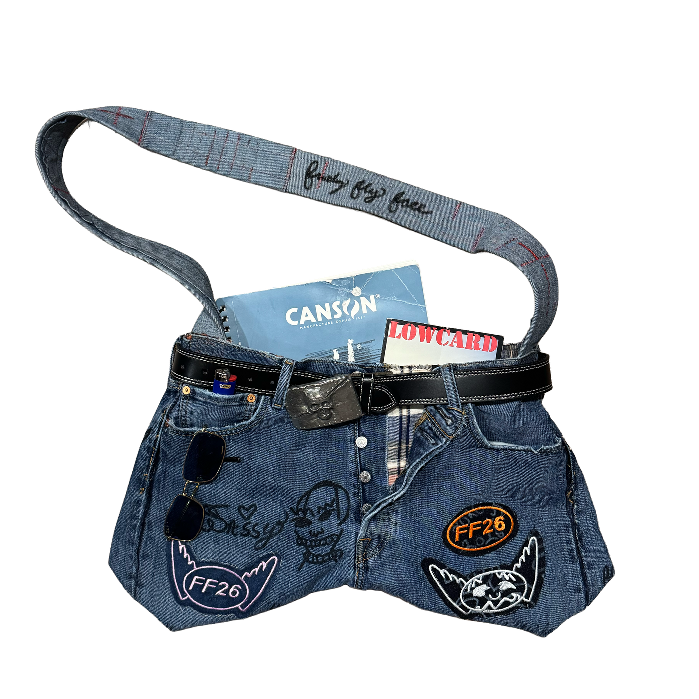 FlyFace 1/1 Dummy Denim Handbag #1
