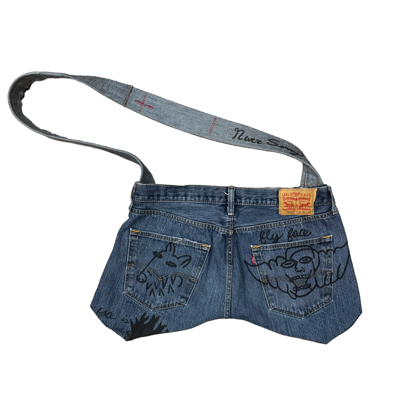 FlyFace 1/1 Dummy Denim Handbag #1