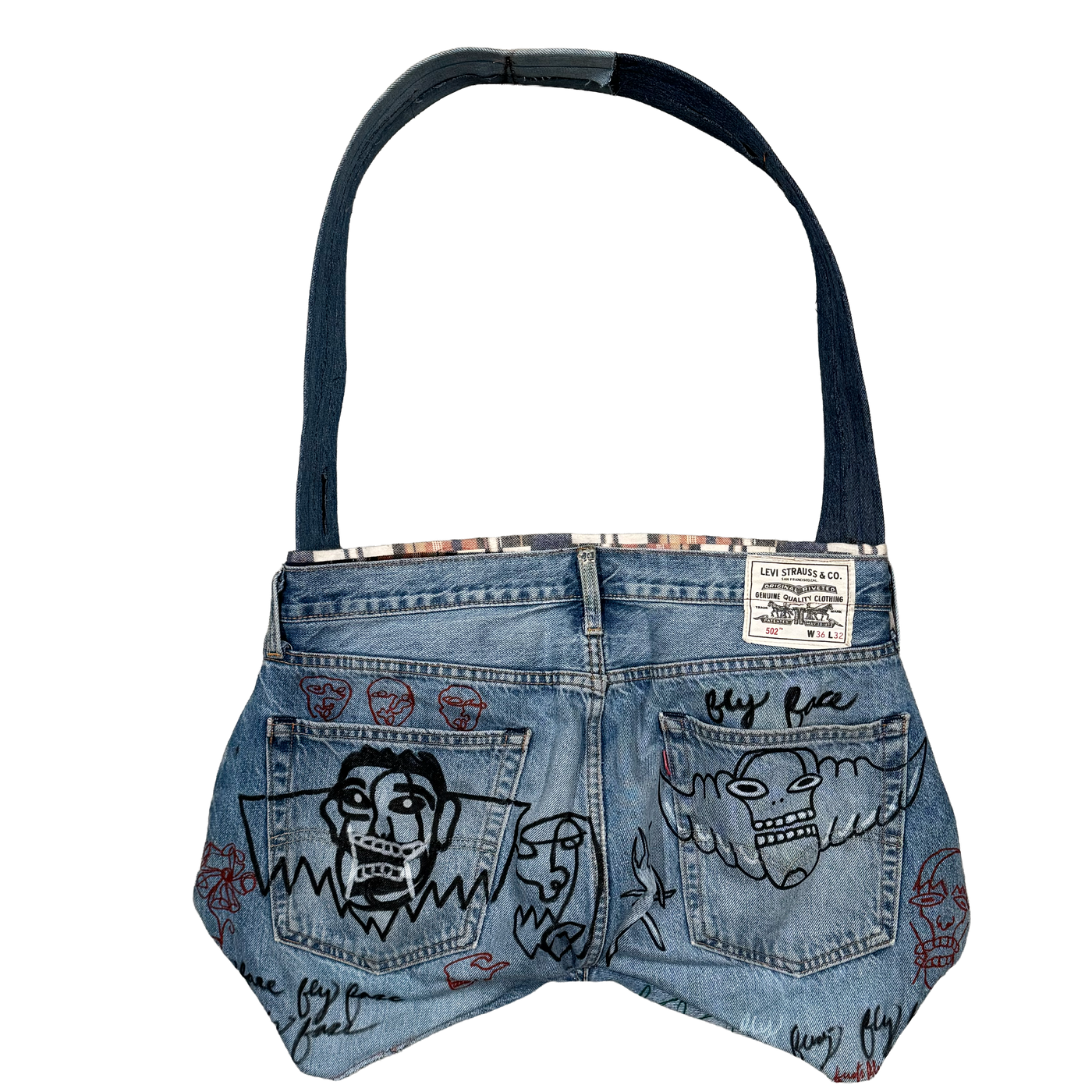 FlyFace 1/1 Dummy Denim Handbag #2