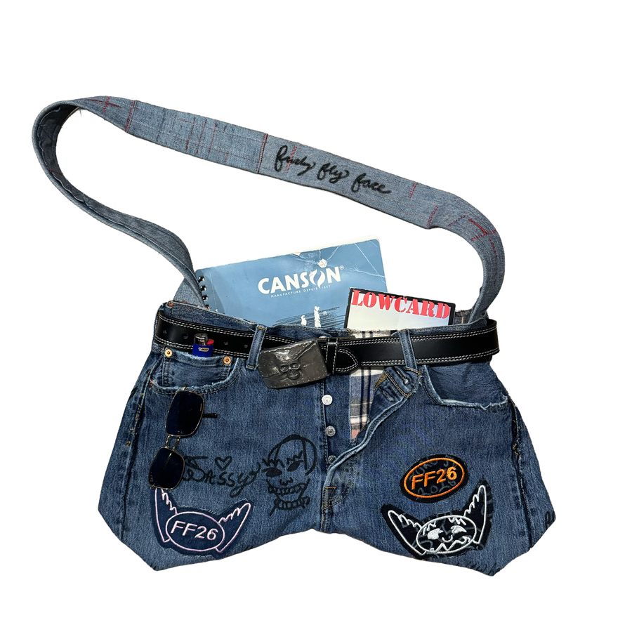 FlyFace 1/1 Dummy Denim Handbag #1