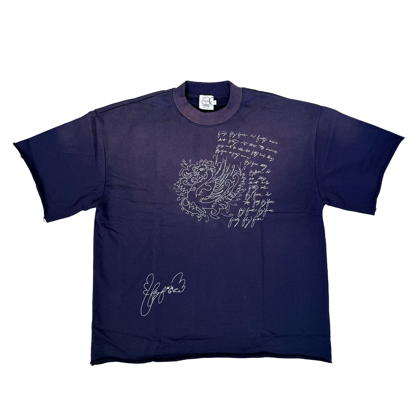 Deruta, SunFade Raw Edge Tee