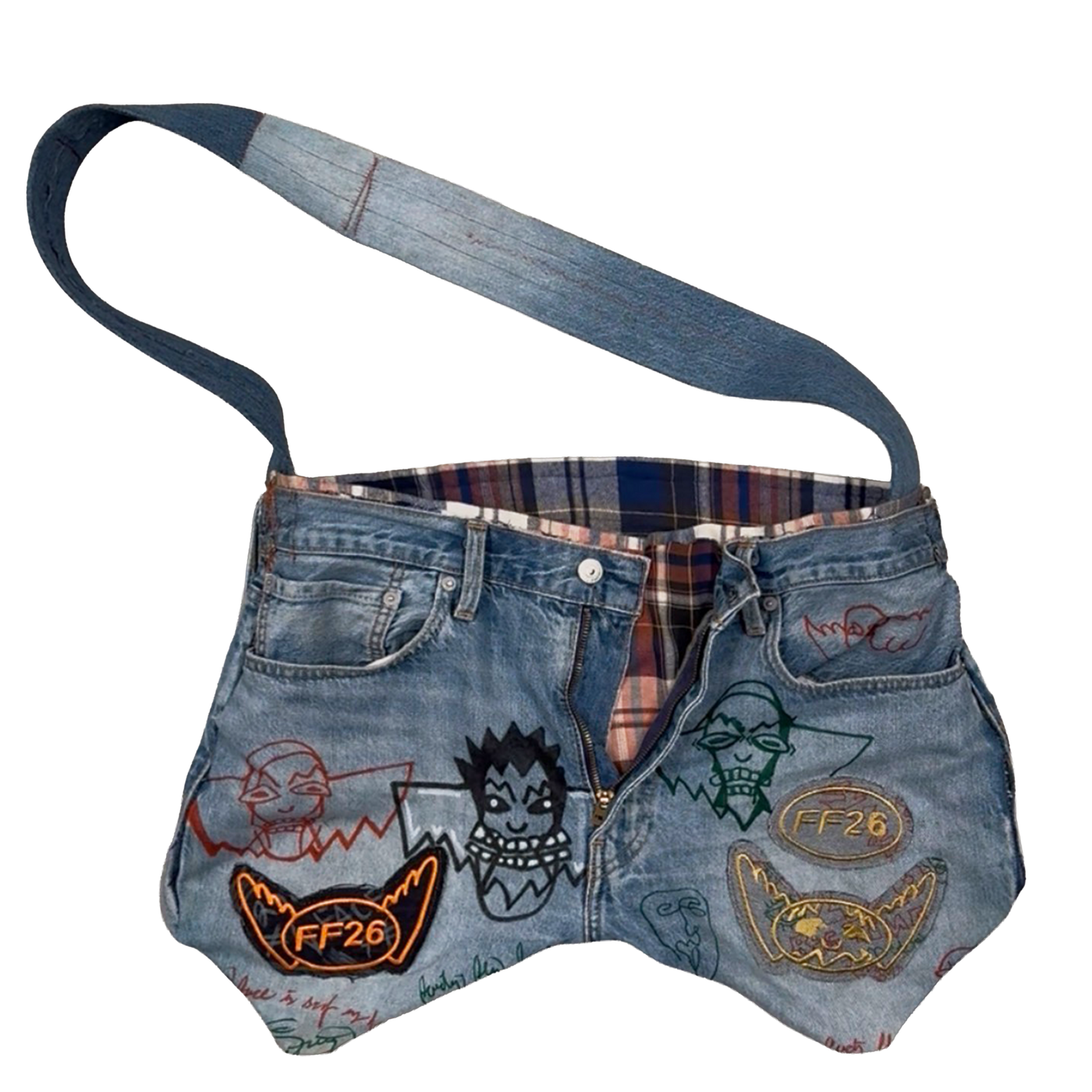 FlyFace 1/1 Dummy Denim Handbag #2